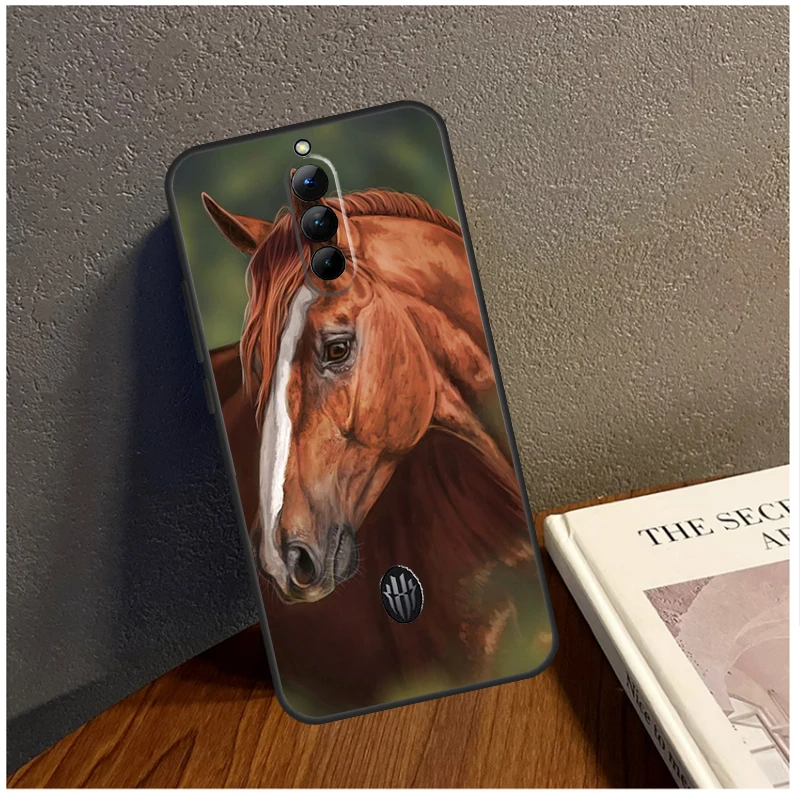 Horse Pony Painted Case For Red Magic 9 8S 8 Pro Plus Cover For ZTE Nubia Red Magic 6S 7S 6 7 Pro 6R 5S 5G