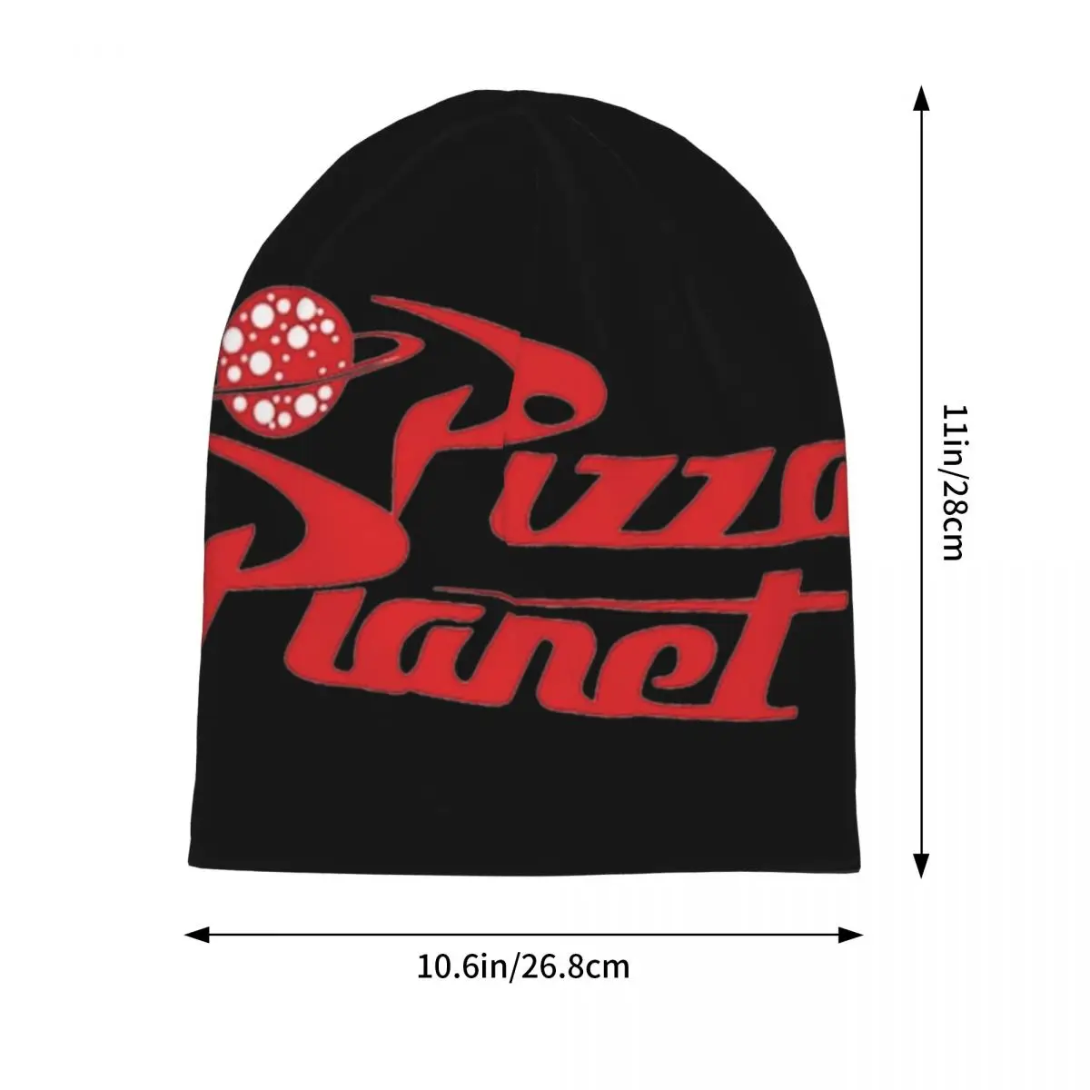 Pizza Planet Logo Slouchy Beanie For Men Women Stylish Chemo Caps Vintage Bonnet Knitted Hat