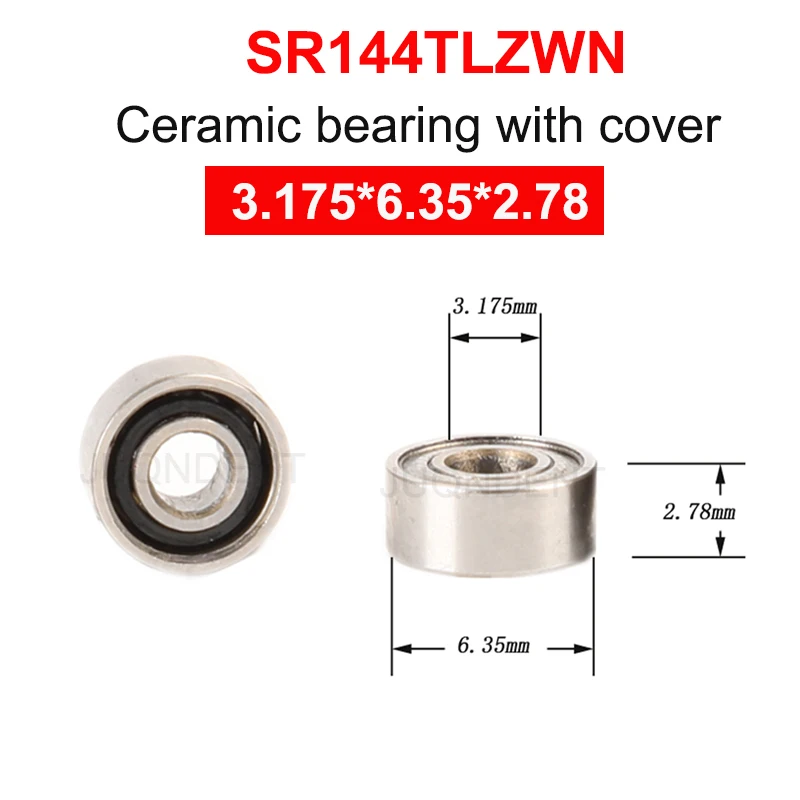 

Dental Bearings Ceramic Dentistry Bearing For High Speed Handpiece Dental Turbine Accessories SR144TLZWN 3.175x6.35x2.78mm