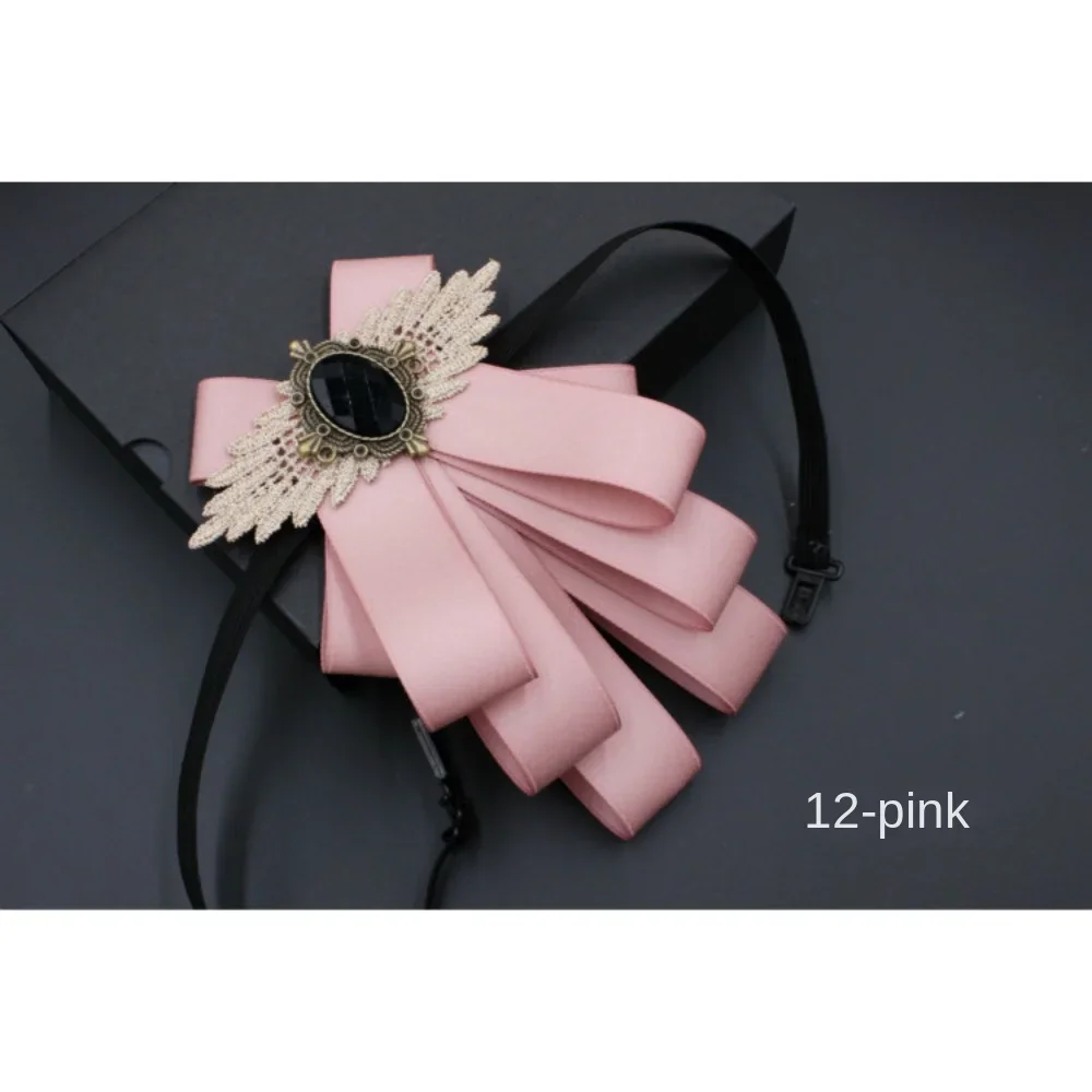 Dasi Kupu-kupu Pesta Pernikahan Pria Baru Berlian Imitasi Setelan Formal Pengantin Pria Dasi Pengiring Pengantin Compere Dekorasi Leher