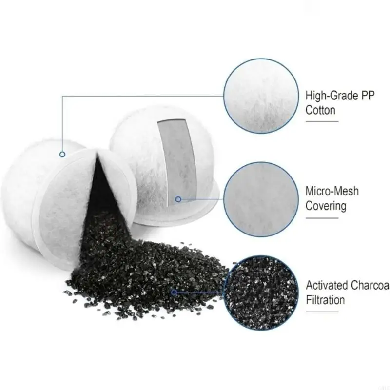 G8TC 6pcs تصريحات صانع القهوة G8TC فلاتر المياه مرشحات صانع القهوة مرشح المياه مناسبة forwgcm100s WGCM110S WGCM120