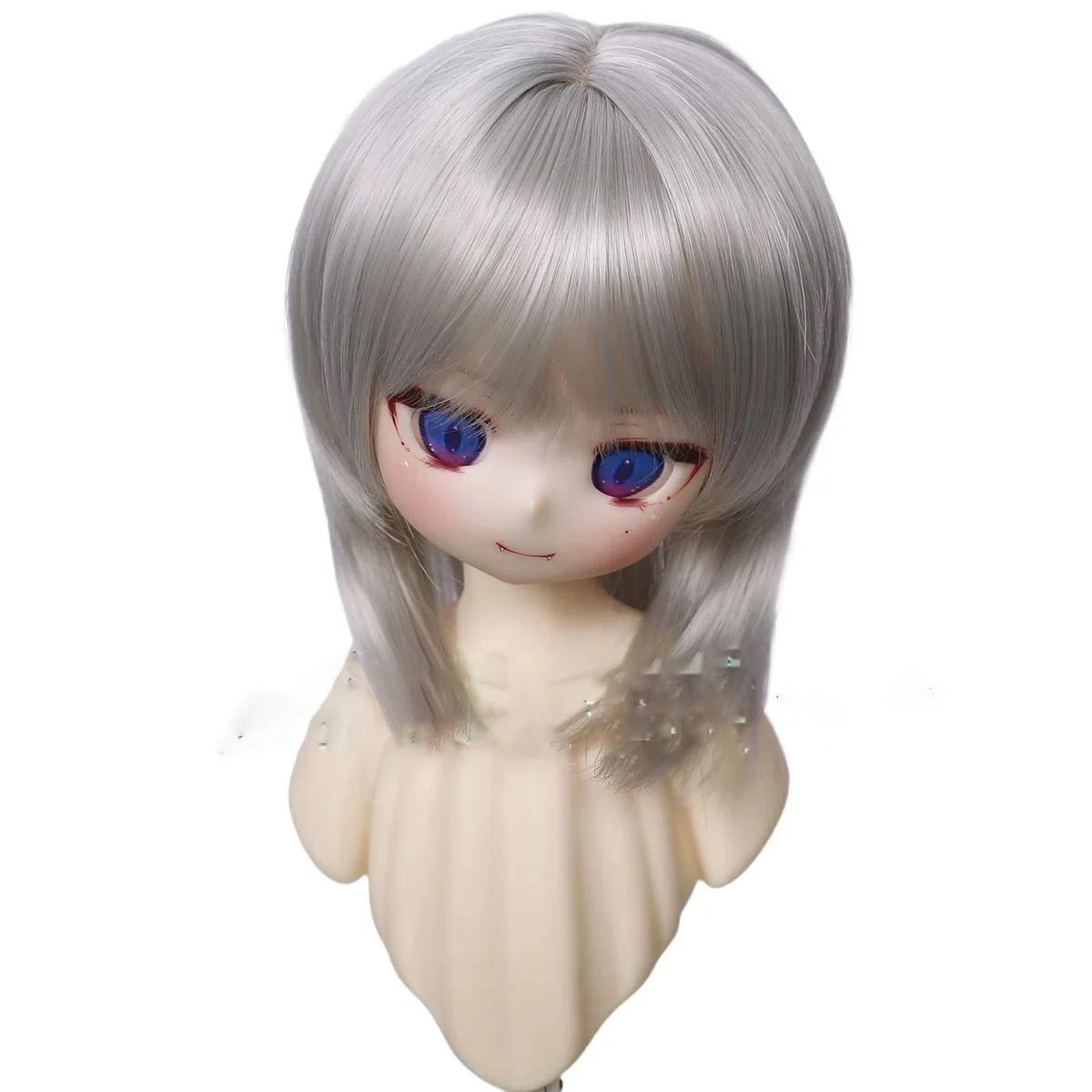 Puppenperücke für 1/3 BJD-Puppen, Haar, DIY-Puppenzubehör, Perücke, Prinzessinnenhaarperücke – Detail 6