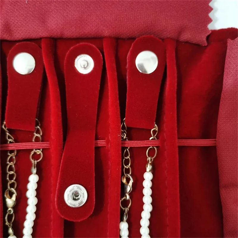 Burgundy Velvet Jewelry Roll-U - огляд і ціна Velvet Ribbon Roll