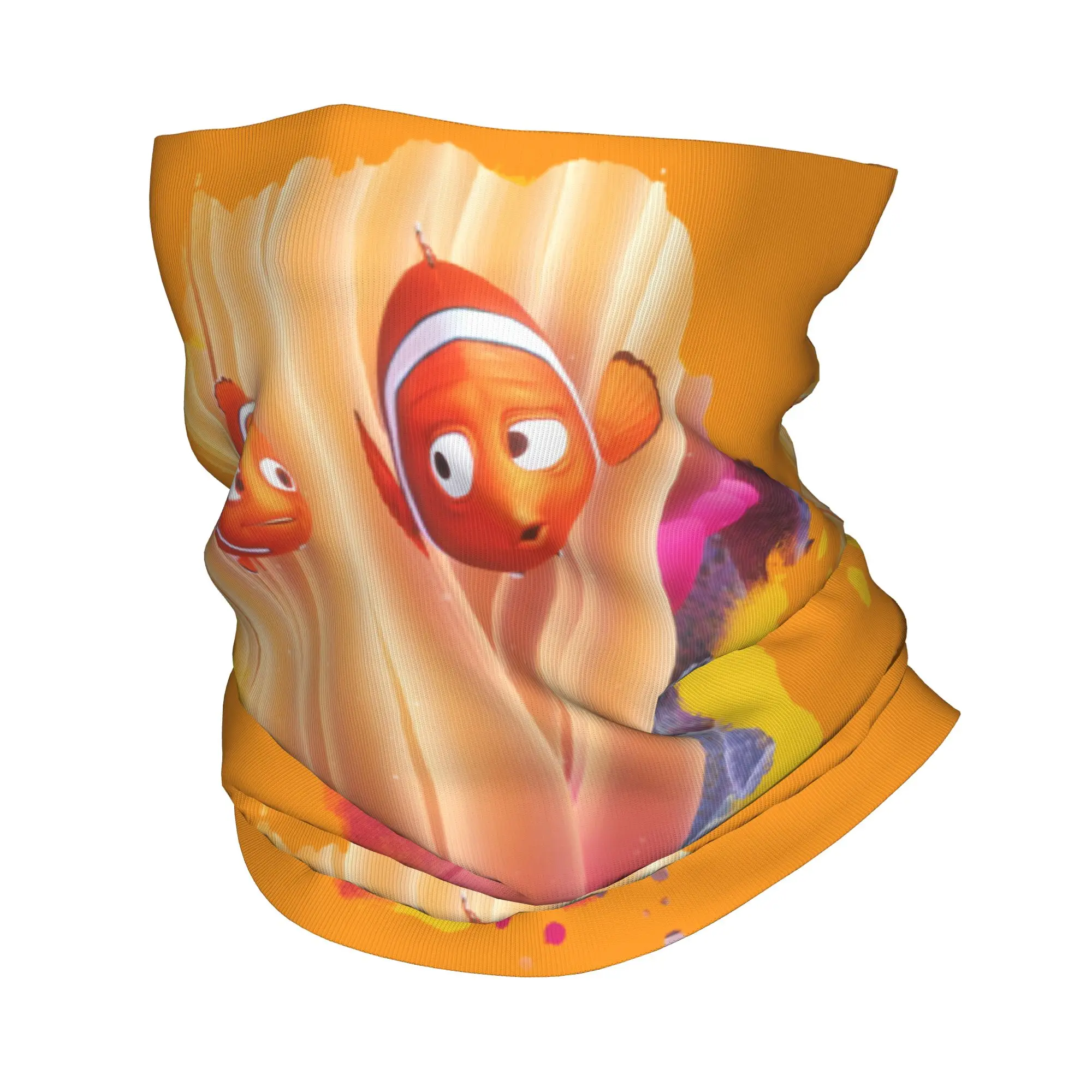 

Custom Finding Nemo Classic Anime Bandana Winter Neck Warmer Women Windproof Wrap Face Scarf for Hiking Gaiter Headband