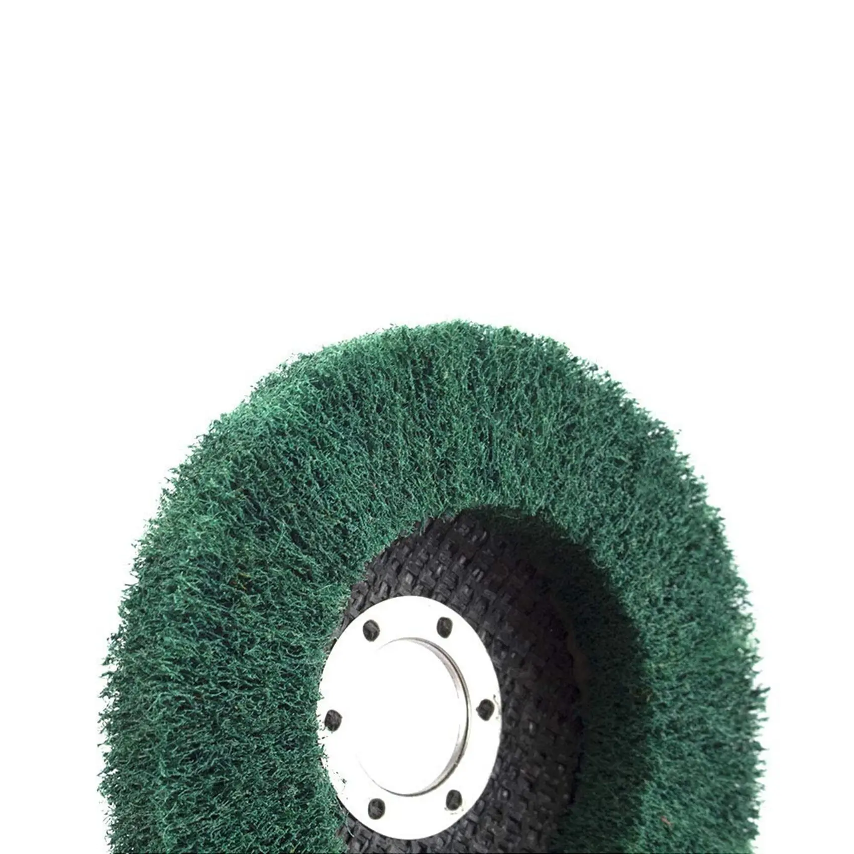 ABKW-10Pcs Nylon Fiber Flap Wheels Polishing Buffing Wheel Scouring Pad Grinding Disc For Angle Grinder For Metal Polisher