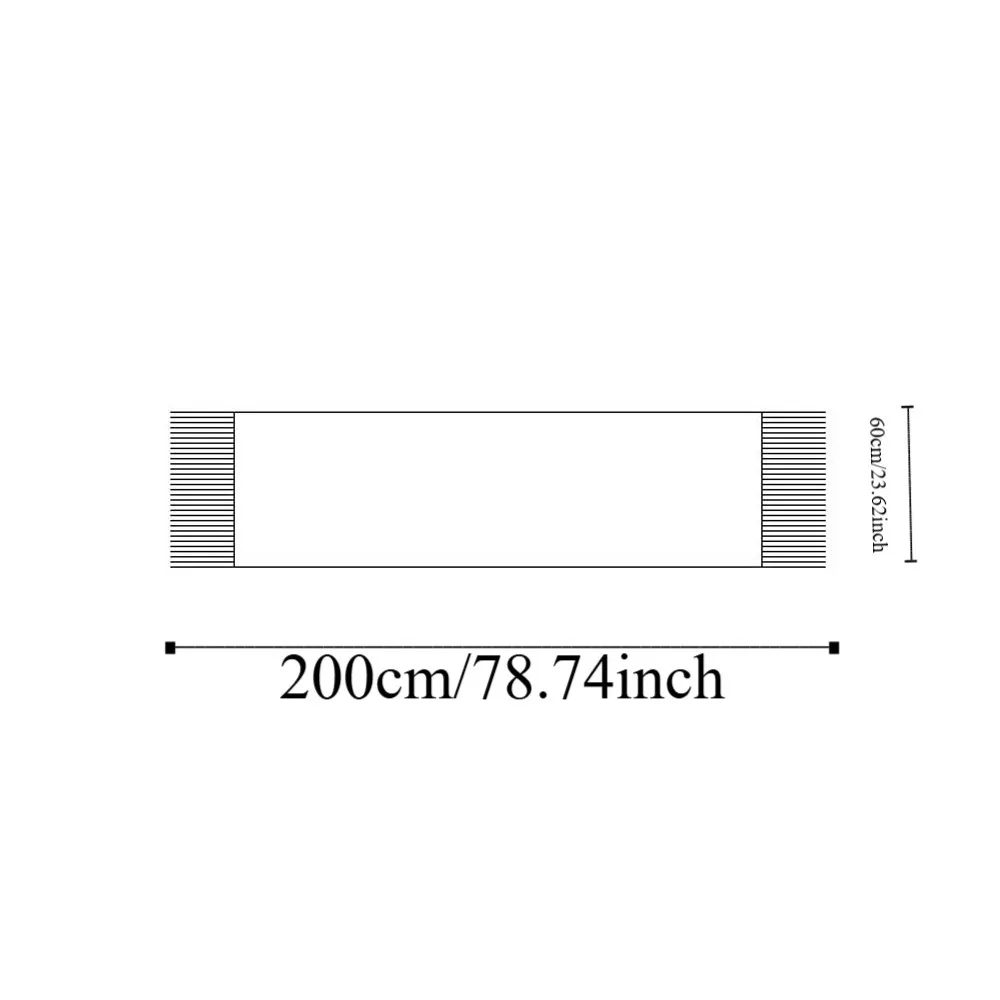 Мягкий мягкий клетчатый вязаный шарф, классический морозостойкий длинный шейный шарф с кисточками, однотонный женский утолщенный шарф в корейском стиле, уличный