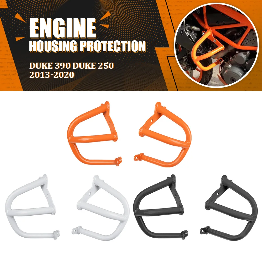 

For Duke 250 390 2013 2014 2015 2016 2017 2018 2019 2020 Motorcycle Bumper Crash Frame Crash Bar Tube Engine Guard Protector