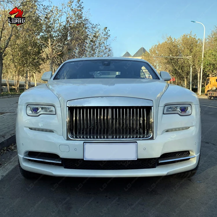 

High Quality! Upgrade 21y One to Two Generation Bodykit for Rolls Royce Wraith 15-17y Front Bumpers Headlights Engine Hood Grill