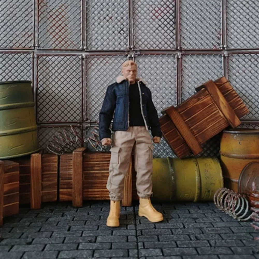 1/12 Scale  Coat  Trendy Soldier Male Clothing Doll Short Sleeved Horizontal  For 6 Inch Action FIgure Model Toys