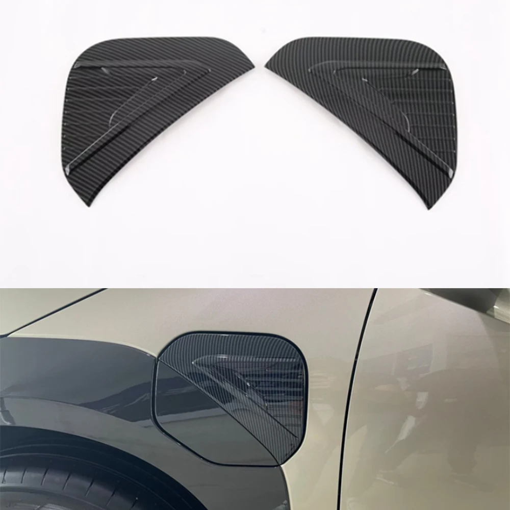 YAQUICKA For Toyota bZ4X Pro 2022 Car Fuel Oil Tank Cover Trim Exterior ABS Auto Styling Molding Accessories