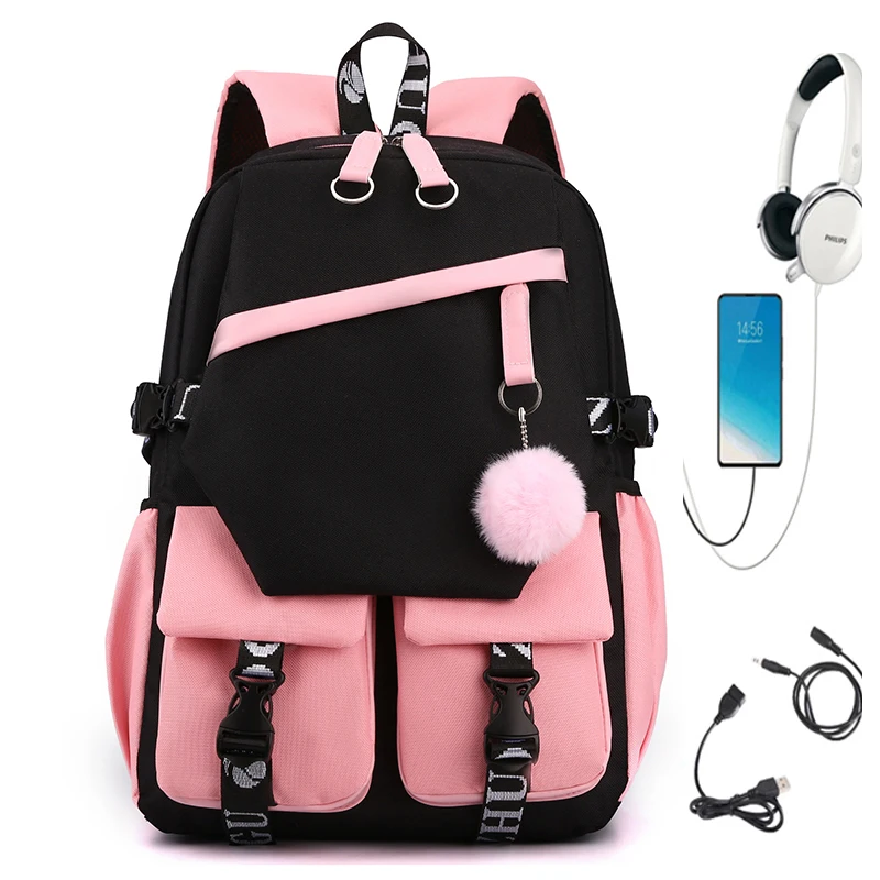 Kawaii torby szkolne dla dzieci dla dziewczynek plecak do szkoły podstawowy wodoodporny plecak dla dzieci z wieloma kieszeniami Bookbag Mochila