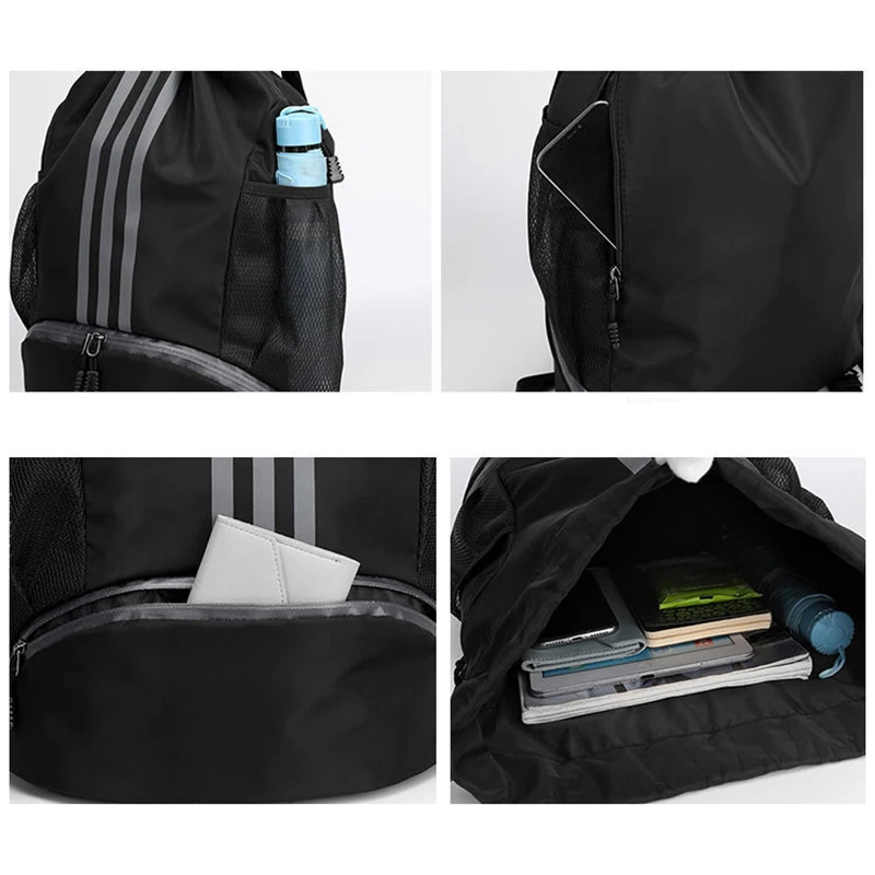 Bolsas de deporte para hombre y mujer, mochila multifunción para estudiante, Fitness, Yoga, natación, entrenamiento de baloncesto, impermeable,