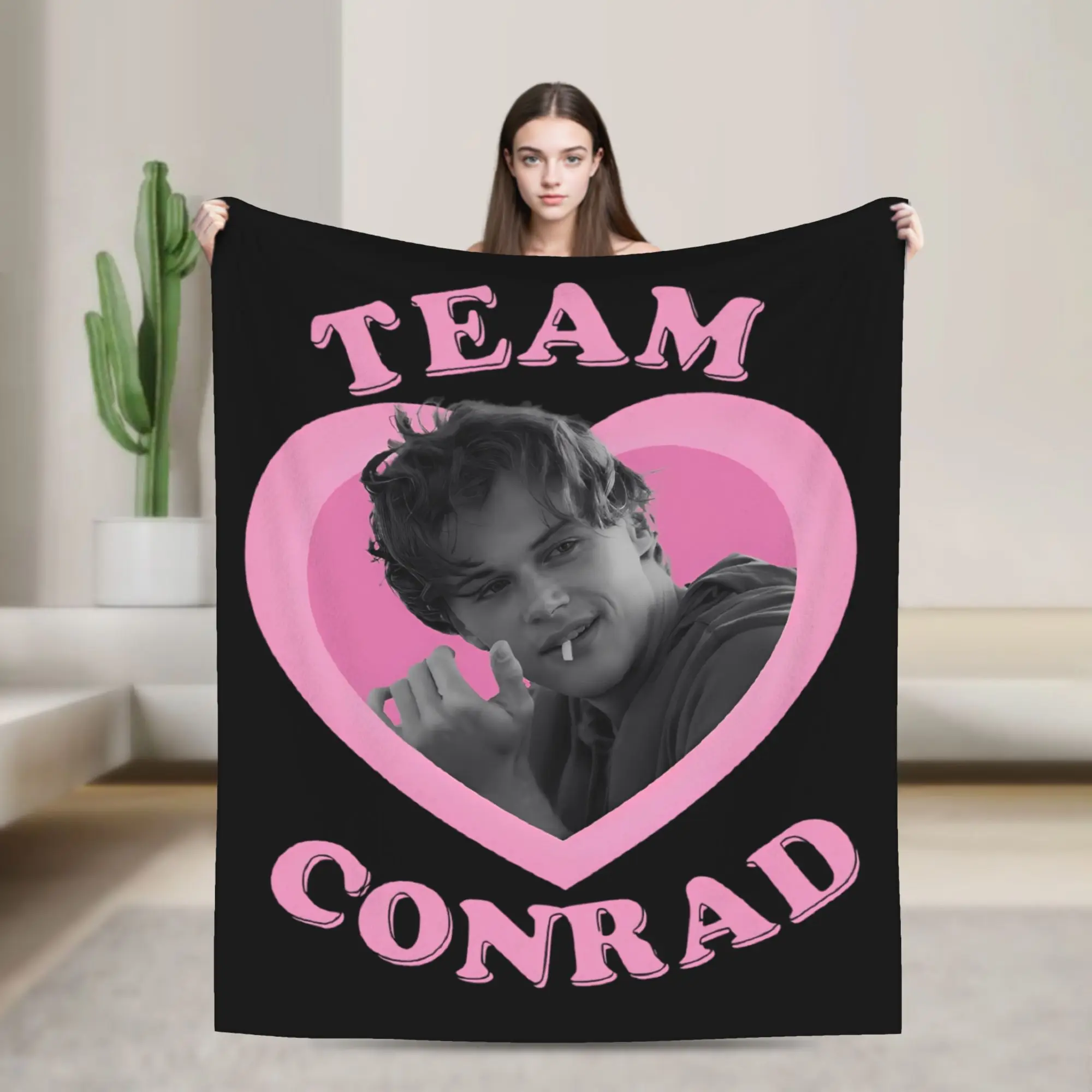Conrad Fisher The Summer I Turned Pretty Blanket Flannel Printed  Breathable Soft Throw Blanket for Bed Outdoor Plush Thin Quilt