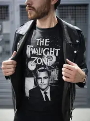 Koszulka Twilight Zone z Rod Serling dla klasycznego programu telewizyjnego science-fi i retro Horror Prezent dla fanów filmów On Vintage