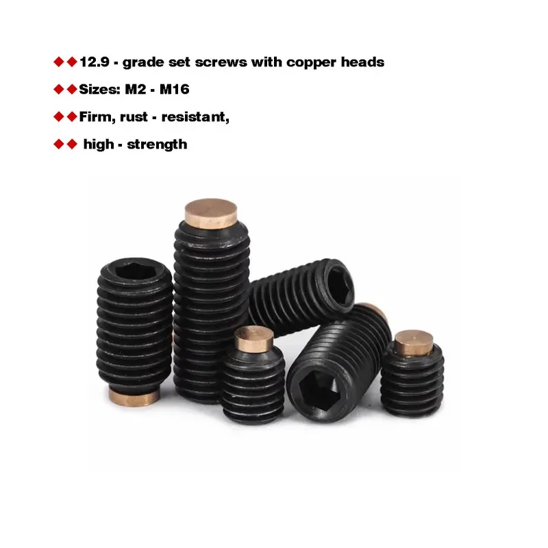Tornillo amortiguador con casquillo hexagonal de grado 12,9 con arandela elástica de alta fuerza de precarga para aplicaciones de carga de impacto M3 M4 M5 M6 M8 M12