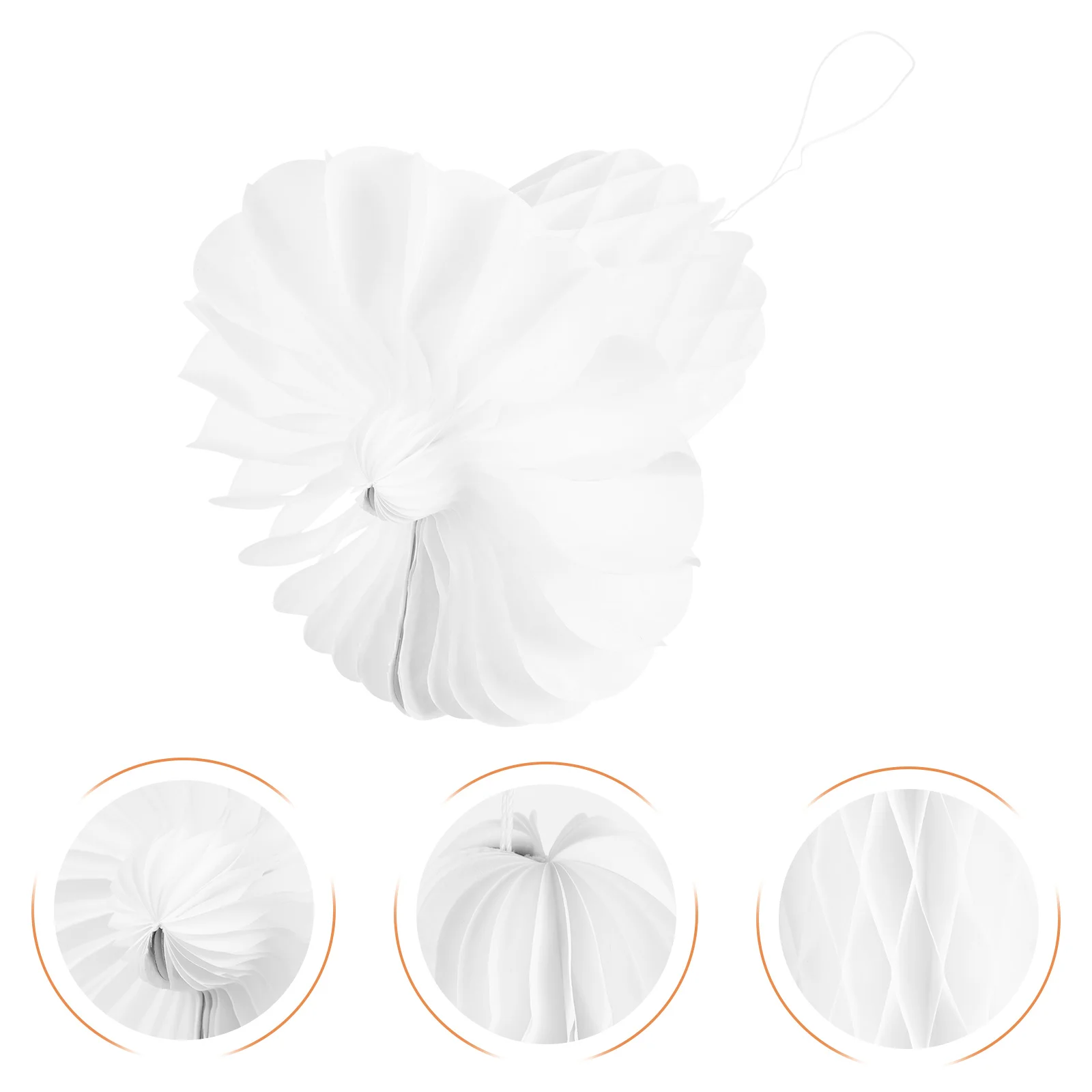 

12Pcs Honeycomb Bell Ornaments Premium Paper Hanging Honeycomb Bells for Wedding Party Decorations Festival Event Decoration