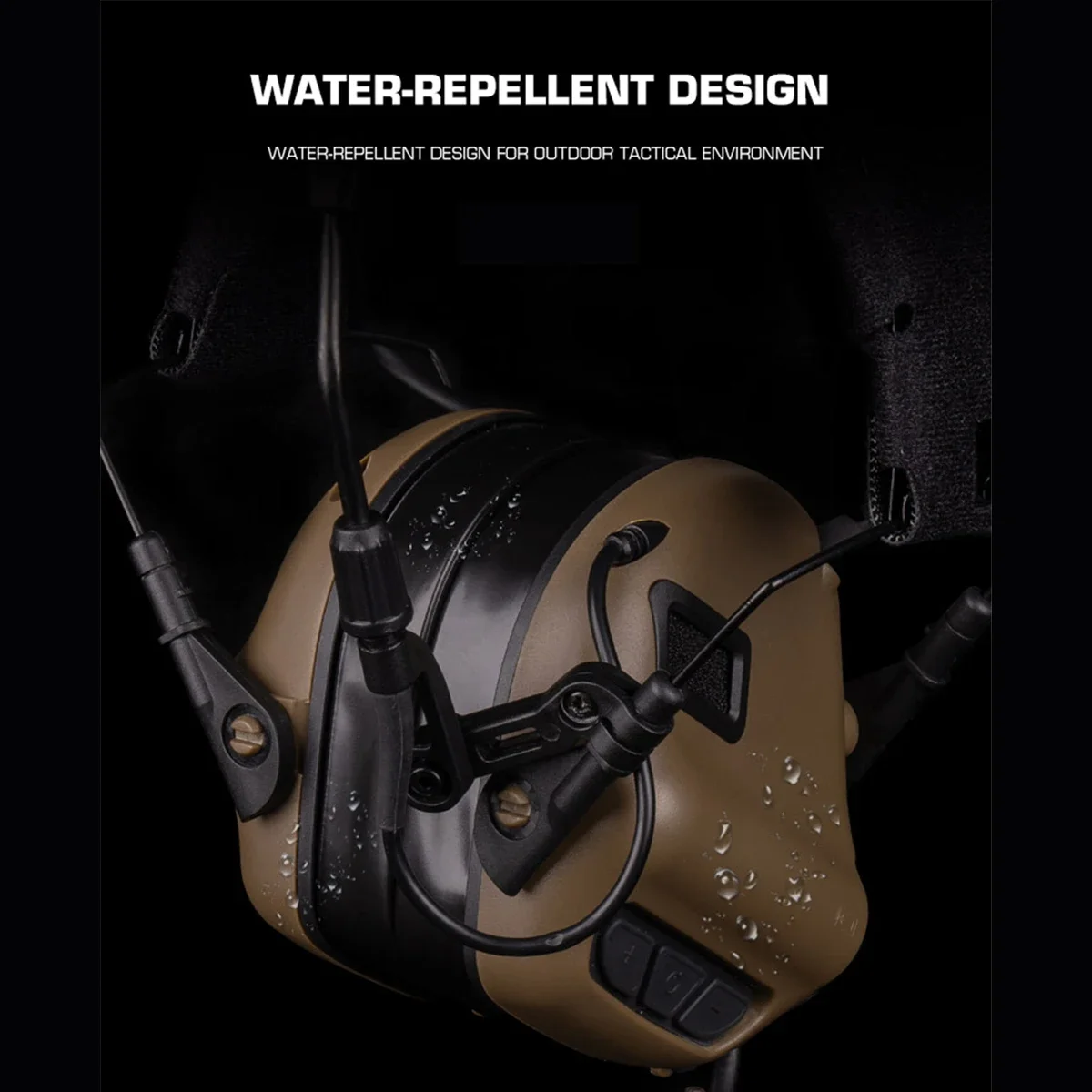 الصيد الرماية الحد من الضوضاء غطاء للأذنين خوذة التكتيكية شنت حامي السمع الإلكترونية تضخيم الصوت سماعة الرأس