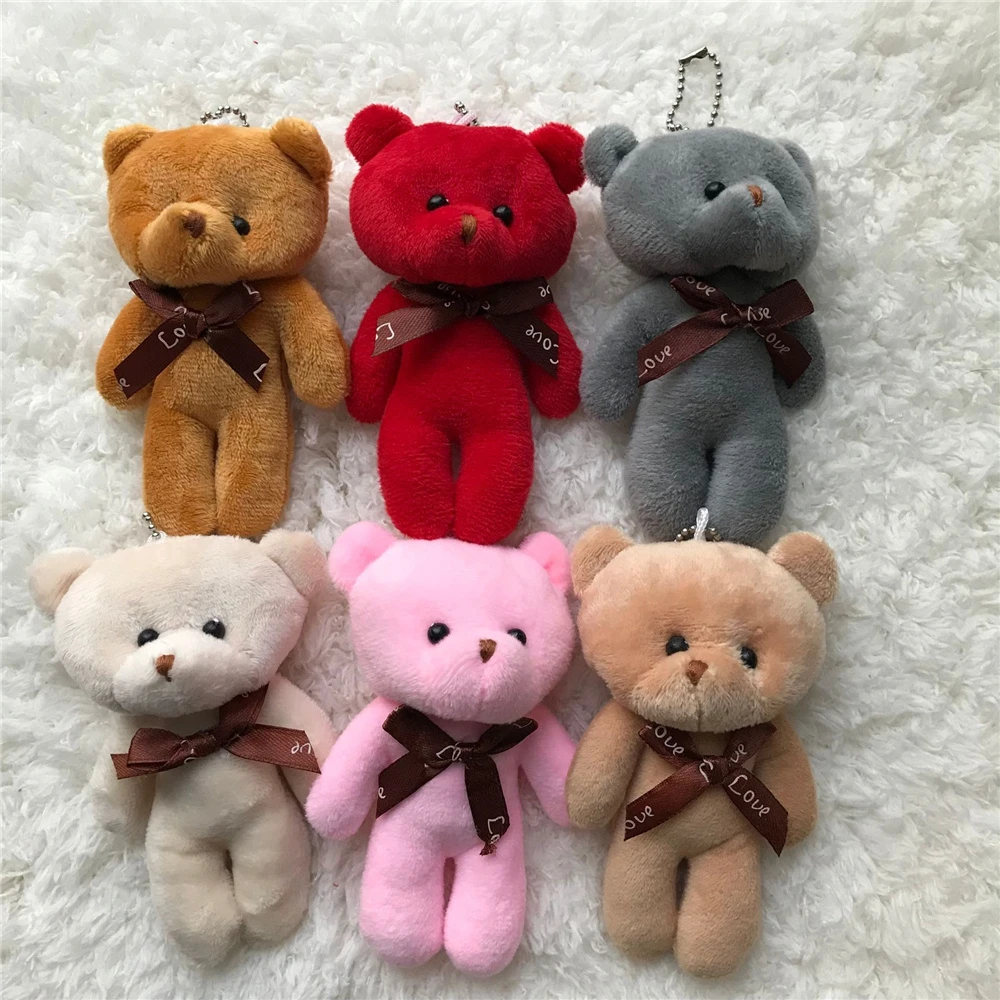 

NEW 8CM Approx. Gift Bear Plush Stuffed TOY ; Accessories Plush TOY DOLL