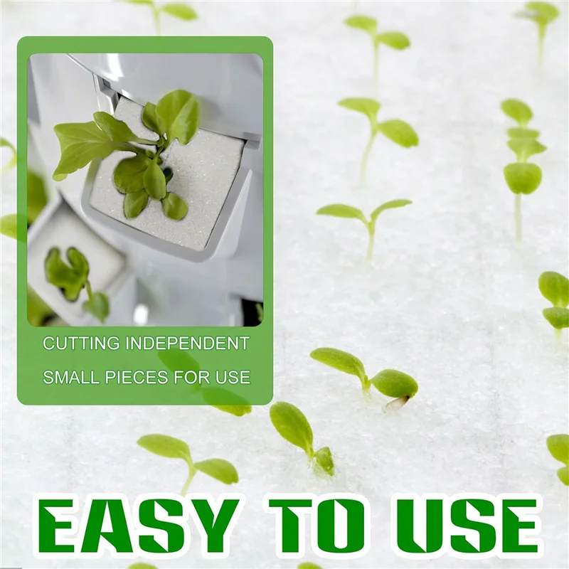 600 Pcs Sponge Squares For Hydroponics, Hydroponic Sponge Planting Tool - Greenhouse Hydroponic Sponge - Square Sponges Durable-