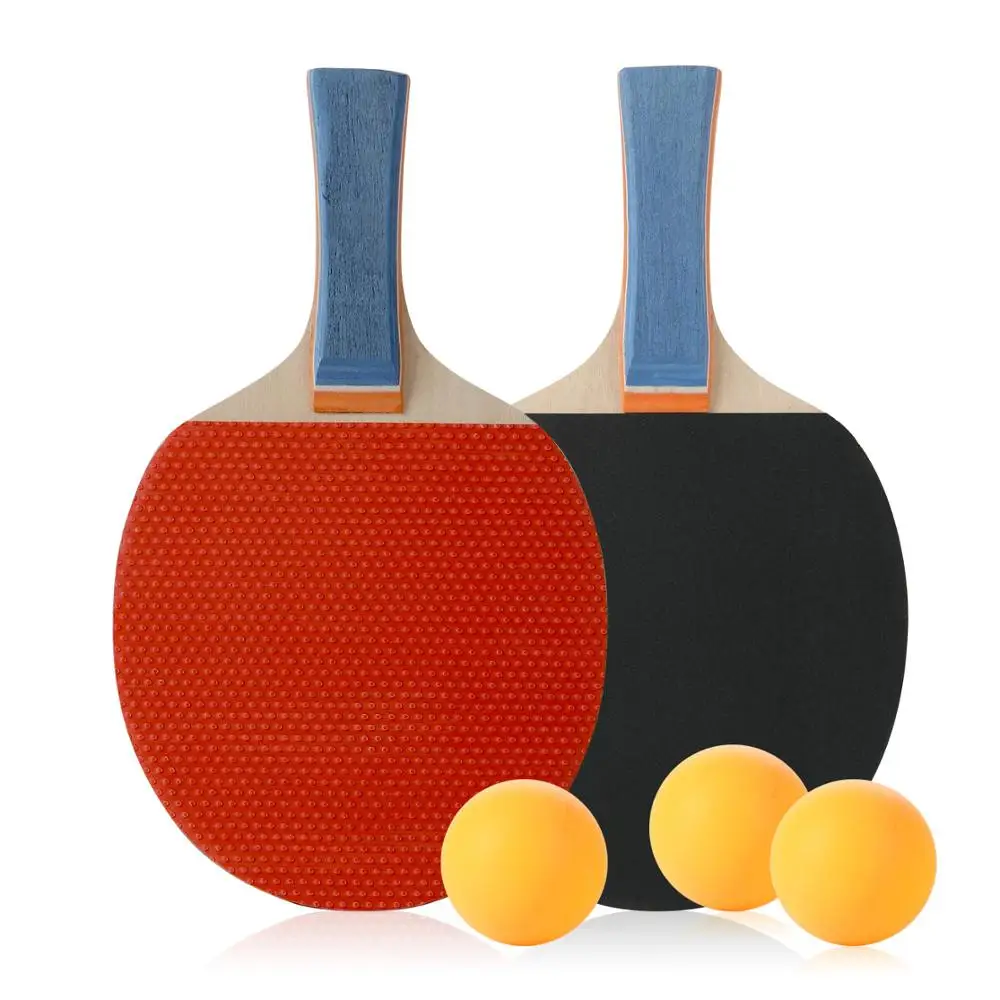 

Professional Customized Wholesale Good Quality Table Tennis Racket Set 4 Balls and Portable Net