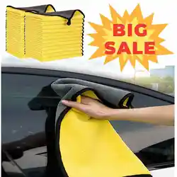 Thickening Microfiber Towel Car Microfiber Cloth Wash Towel Microfiber Cleaning Cloth Car Wash Drying Towel Auto Detailing