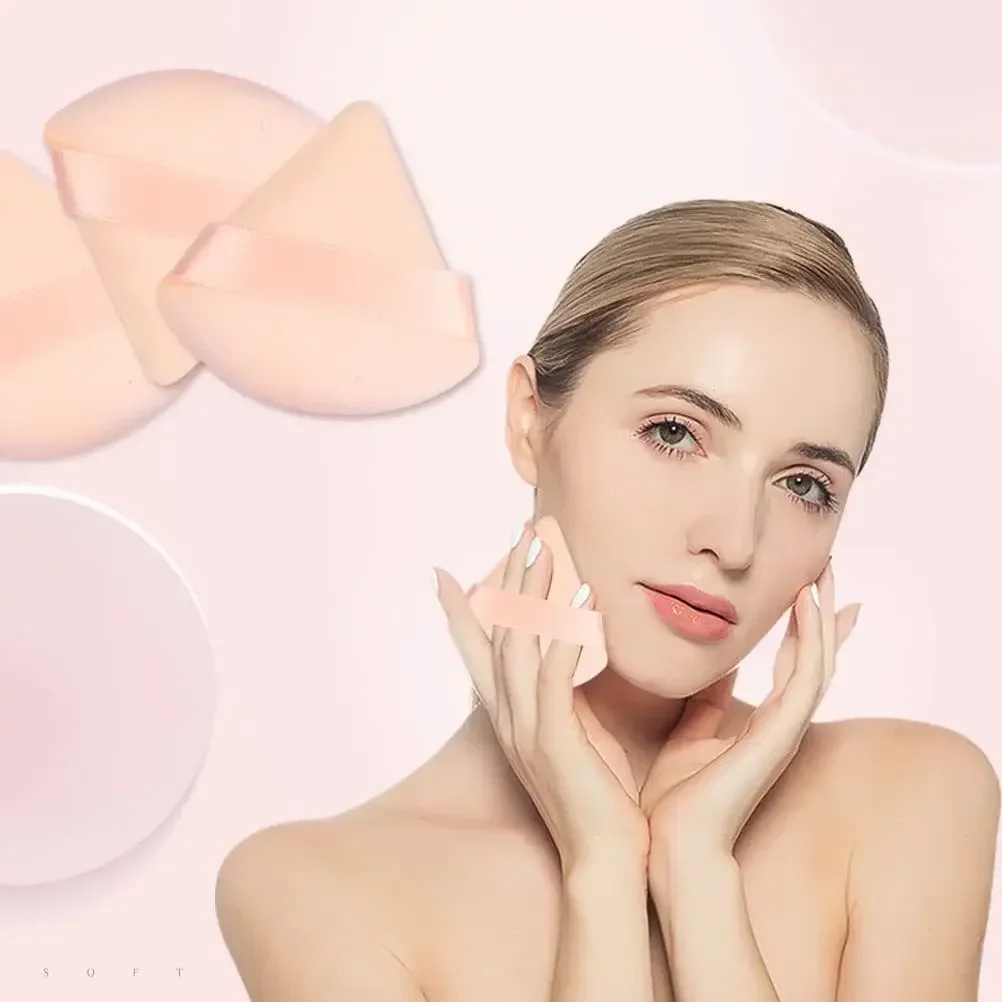20PCS Puff Triangle Makeup Beauty Sponge Puff Triangle for Powder Makeup Blender Finger Puff Make Up Accessories Cosmetics PF03