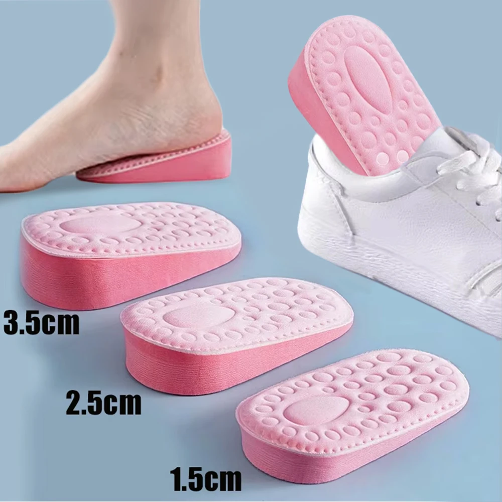 

invisible Height Increase Insoles for Women Heel Lift Inserts Breathable Shock Absorption Insole for Shoes EVA Foam Shoe Sole
