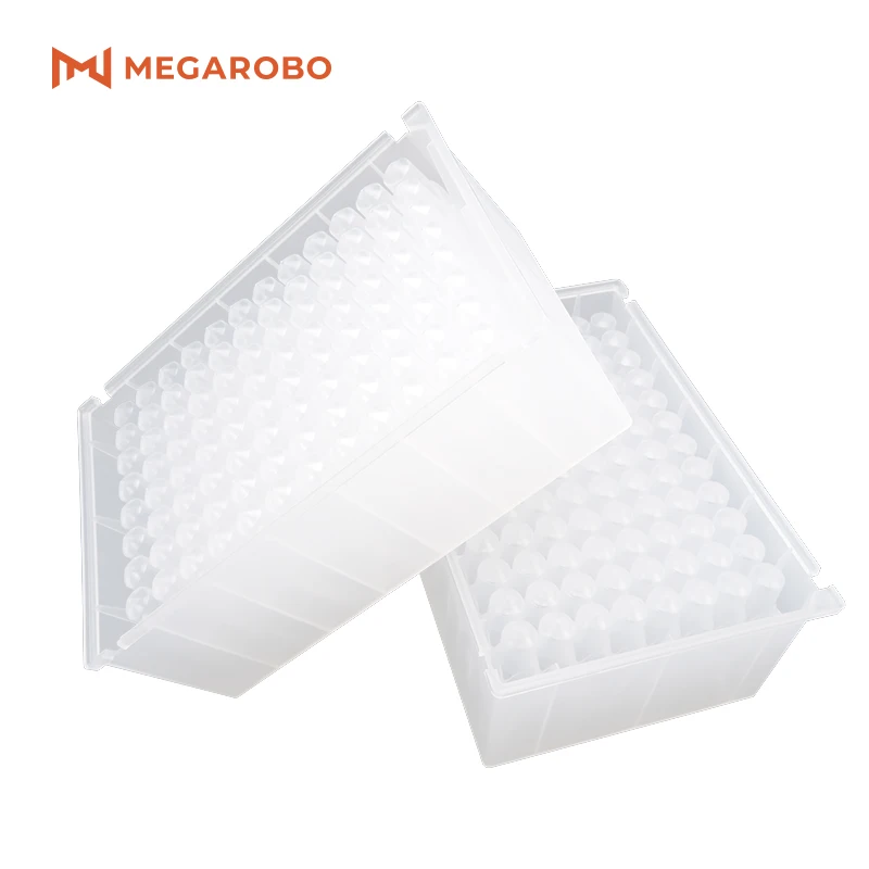 

Megarobo Lab Consumables Supplies V shaped deep well plates 96 Deep Well Plate