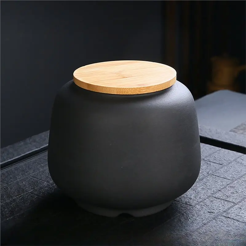 ABJN-Japanese Retro Style Personalized Big Cremation Urn For Pets-Suitable For Cats And Dogs White