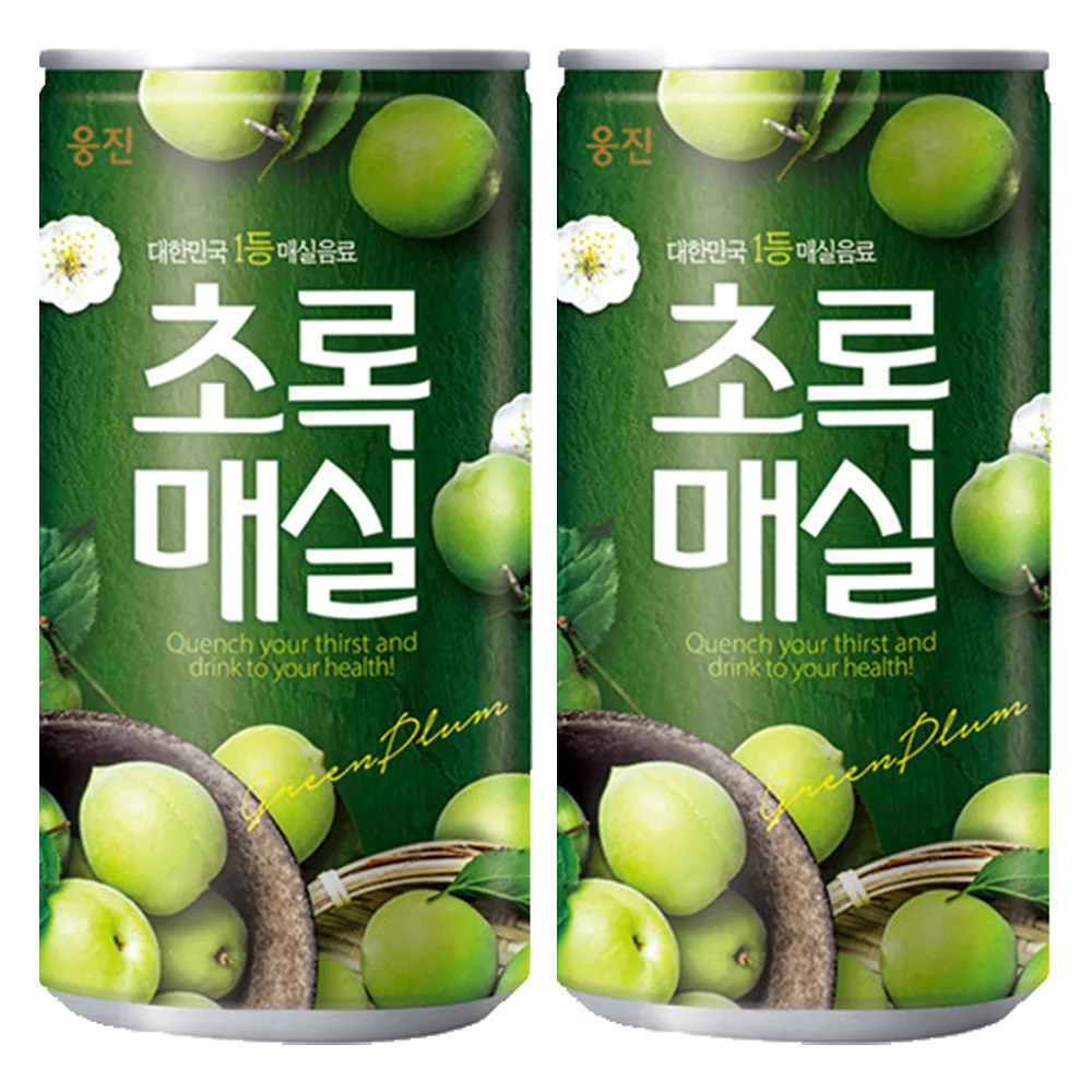 Woongjin green fruit 180ml x 60 cans (30 cans x2 box)