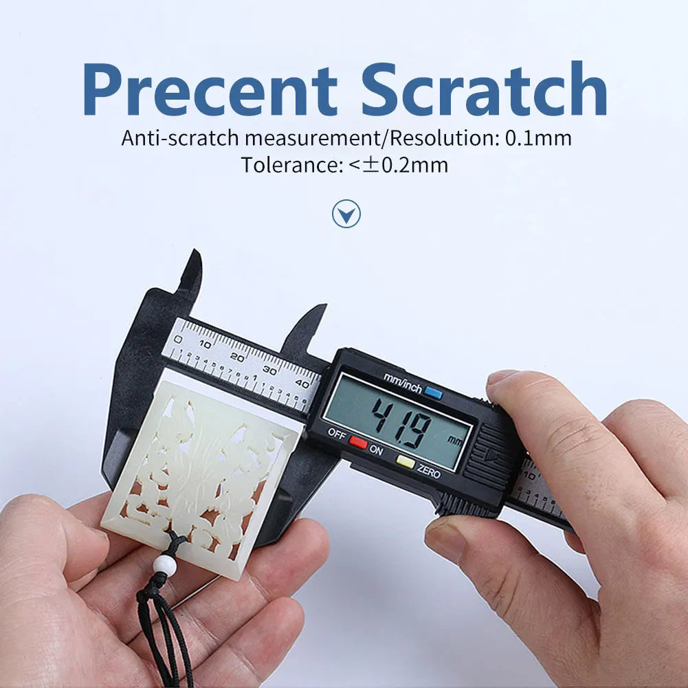 150mm 100mm Electronic Digital Caliper Carbon Fiber Dial Vernier Caliper Gauge Micrometer Measuring Tool Digital Ruler