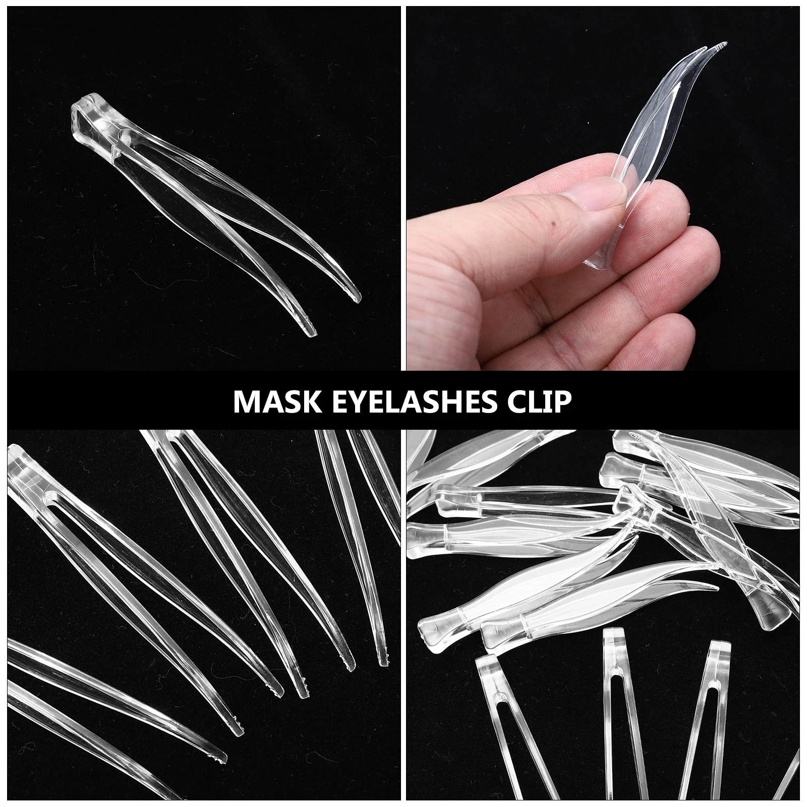 แหนบพลาสติกแบบพกพา 25 ชิ้น ดีไซน์โค้งตามหลักสรีรศาสตร์ สำหรับแต่งหน้า ถอดมาส์ก ใช้กับพาเลท ชั่งน้ำหนัก จัดเก็บของชิ้นเล็ก