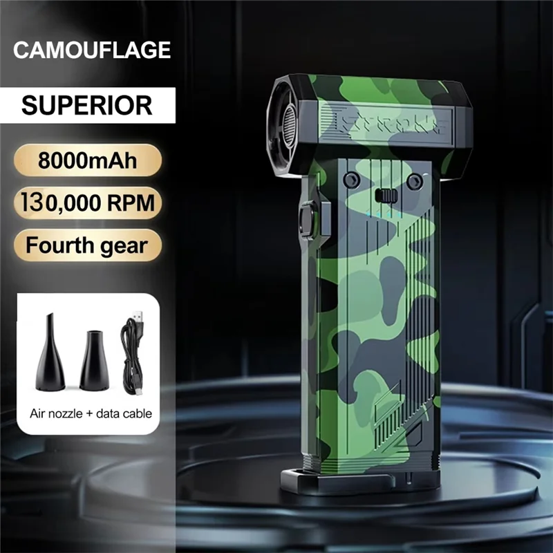 منفاخ نفاث FORC-Turbo 130000 RPM منفاخ الهواء فرش السيارات التوجه توربو مروحة 8000Mah الهواء Puissant سيارة منفاخ مروحة