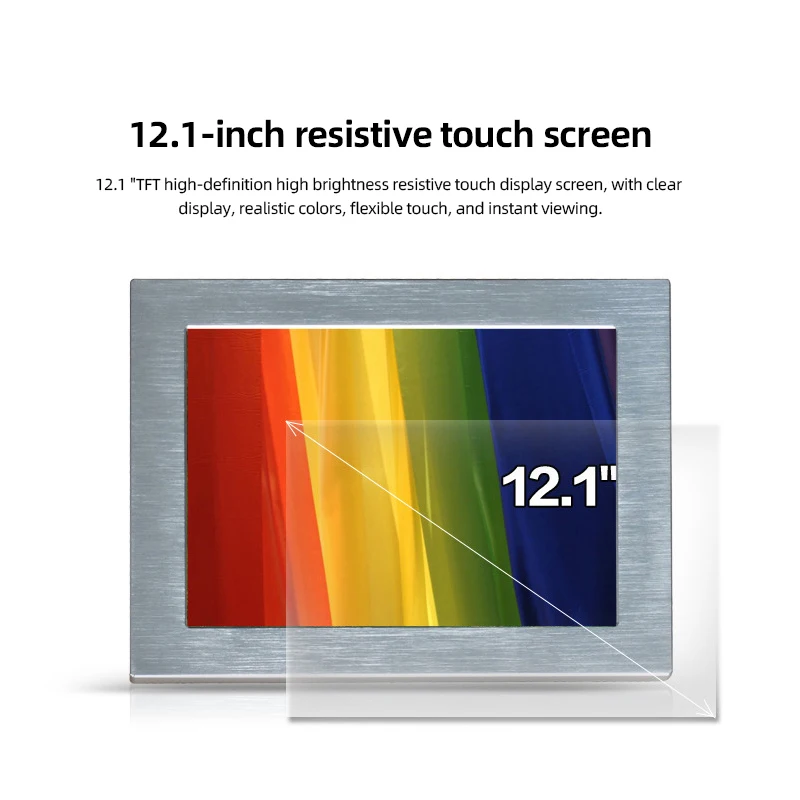 PPC-1201 12.1-inch Industrial Tablet PC Intel I3 4005U Processor 2xDDR3 Waterproof IP65 Touchscreen Aluminium Enclosure Server