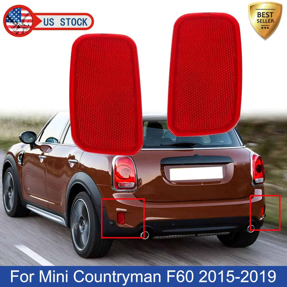 

Для MINI F60 задний сигнальный фонарь Cooper Countryman 2015-2019, отражатель заднего бампера, левый и правый боковой габаритный фонарь, автомобильные аксессуары