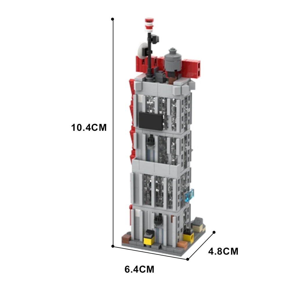MOC City Daily Bugle Model Building Blocks Creative Assemble Bricks Collection Educational Puzzle DIY Birthday Toy Children Gift