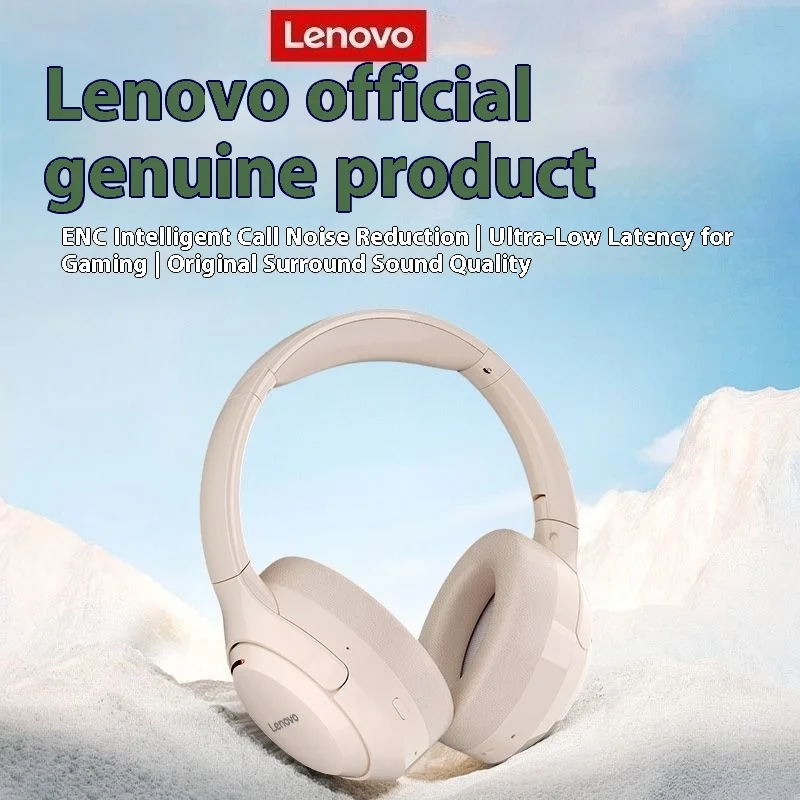 

Lenovo B325 HeadMounted Wireless Earphones Bluetooth Headphone HIFI Stereo Long Battery Music Game Sport Noise Reduction Earbuds