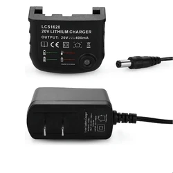 LCS1620 New Li-ion Battery 12V-18V Charger With LED Light Suitable for Black&Decker Electric Tools Li-Lithium Electric Charger