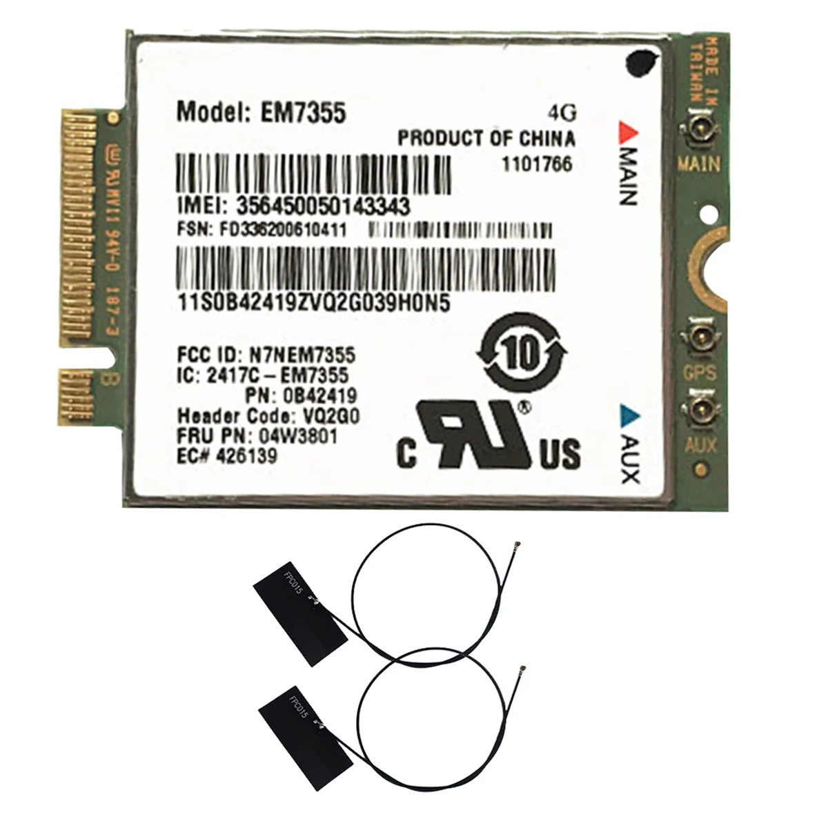 

EM7355 04W3801 4G LTE карта WWAN + антенна GOBI5000 для ThinkPad X240 W540 T440P T431S T540P X1 модуль Carbon 4G