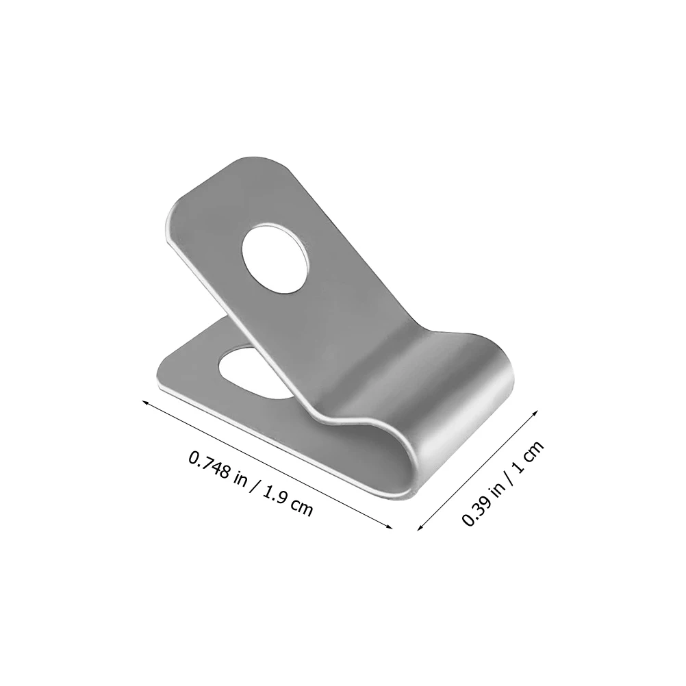 

100pcs Metal Livestock Fence Clips Wire Connectors Clamps Aluminum Material Sturdy Fence Mounting Hardware