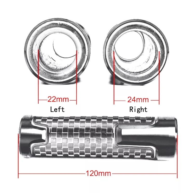 For SUZUKI BURGMAN 650 400 125 200 250 AN650 AN400 AN125 AN200 Handlebar Grips Motorcycle Handle Grip Handlebar Grips cover