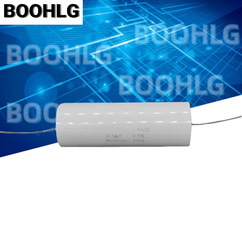 

1PCS 0.1UF 104 8000V High Voltage Non-Inductive Film Capacitor Non-Polarized 29x80mm Power Capacitor