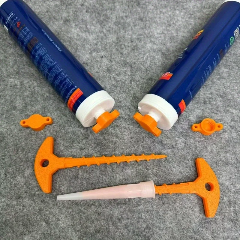 

Sealant Nozzle Cleaner Cap Prevents Drying for Glass Caulk Tubes Fits Standard Sizes Handy DIY Tool Sealant Gun Nozzle Dredge