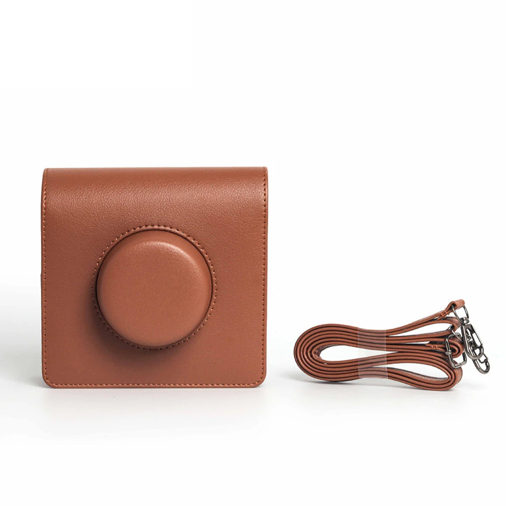 

Protective PU Camera Case for Instax Wide with Adjustable Strap and Compact Design to Prevent Damage During Transport