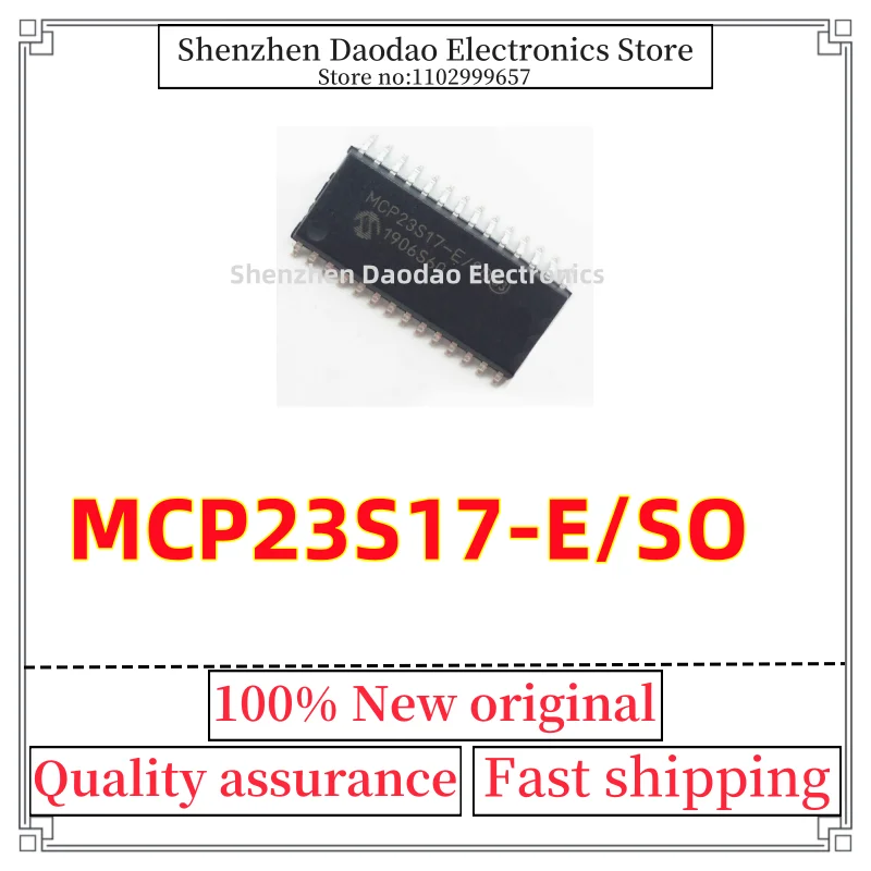 MCP23S17-E/SO MCP23S17-E MCP23S17 E SO SOP-28 ic Chip Vehicle-level I/O extender universal 16 interface chip IC