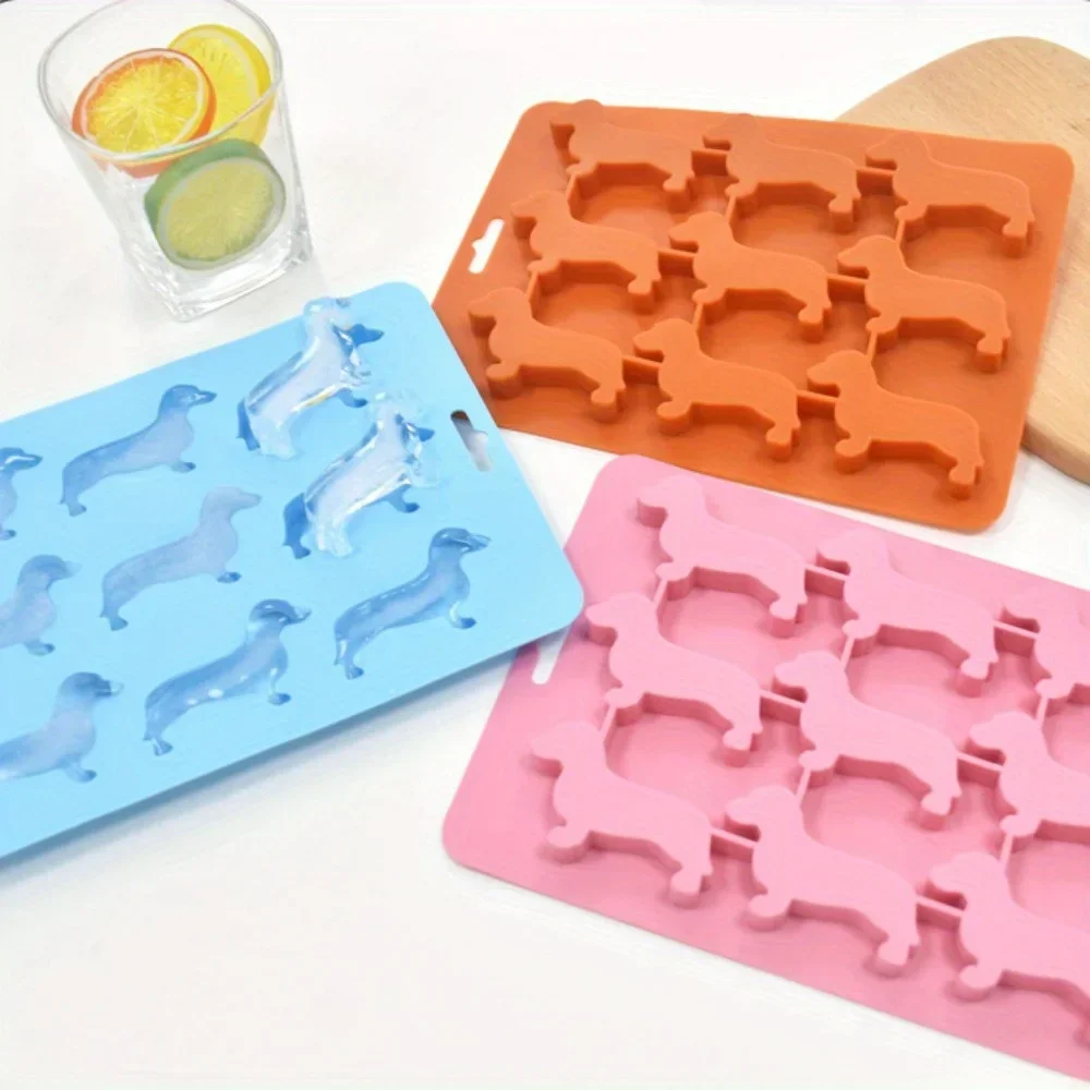 3D Dachshund Chocolate Cake Molds Beer Icing Models, Perfect for Baking and Cooking Decorations Party DIY Fudge