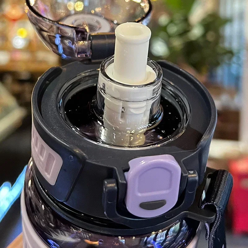 زجاجة مياه للسفر 1 لتر للرياضة كوب ماء بلاستيكي للفتيات الصبي المدرسة المحمولة 1 لتر 750 مللي غلاية ماء اللياقة البدنية الصالة الرياضية في الهواء الطلق