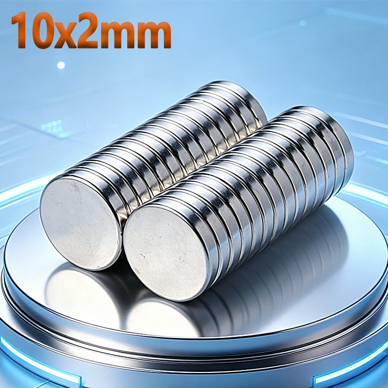 10x2mm Magnet N35 NdfeB 10-300pcs Powerful Neodymium Magnet Permanent Magnetic Imanes 10*2 Accessory Round Hardware Magnets