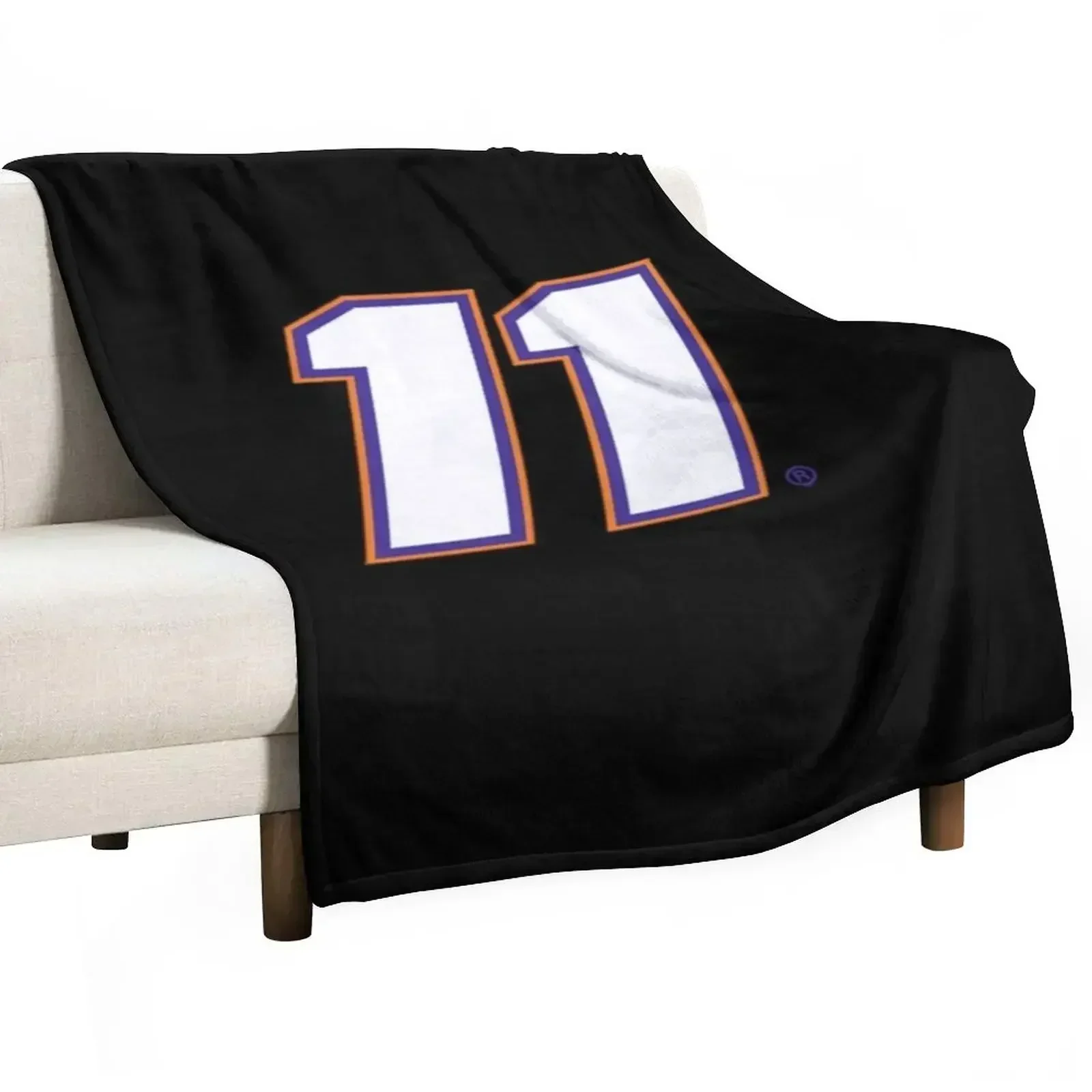 The 11 Denny Hamlin Throw Blanket Camping Custom Warm Blankets