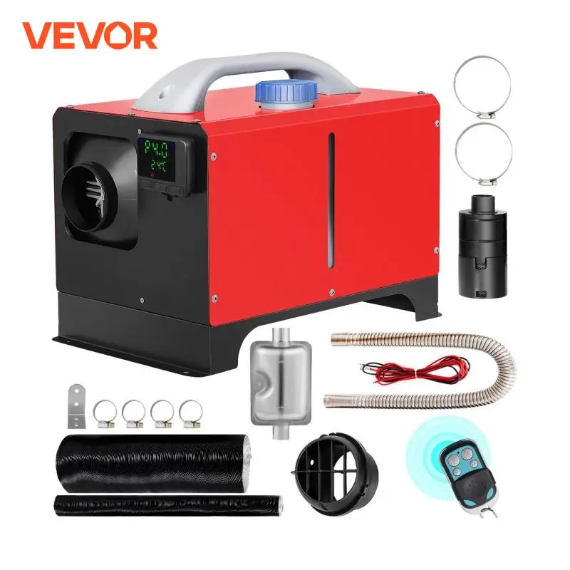 VEVOR Chauffage de Stationnement Diesel 8 kW 12 V, Réchauffeur d'Air Diesel Combustion 100%,